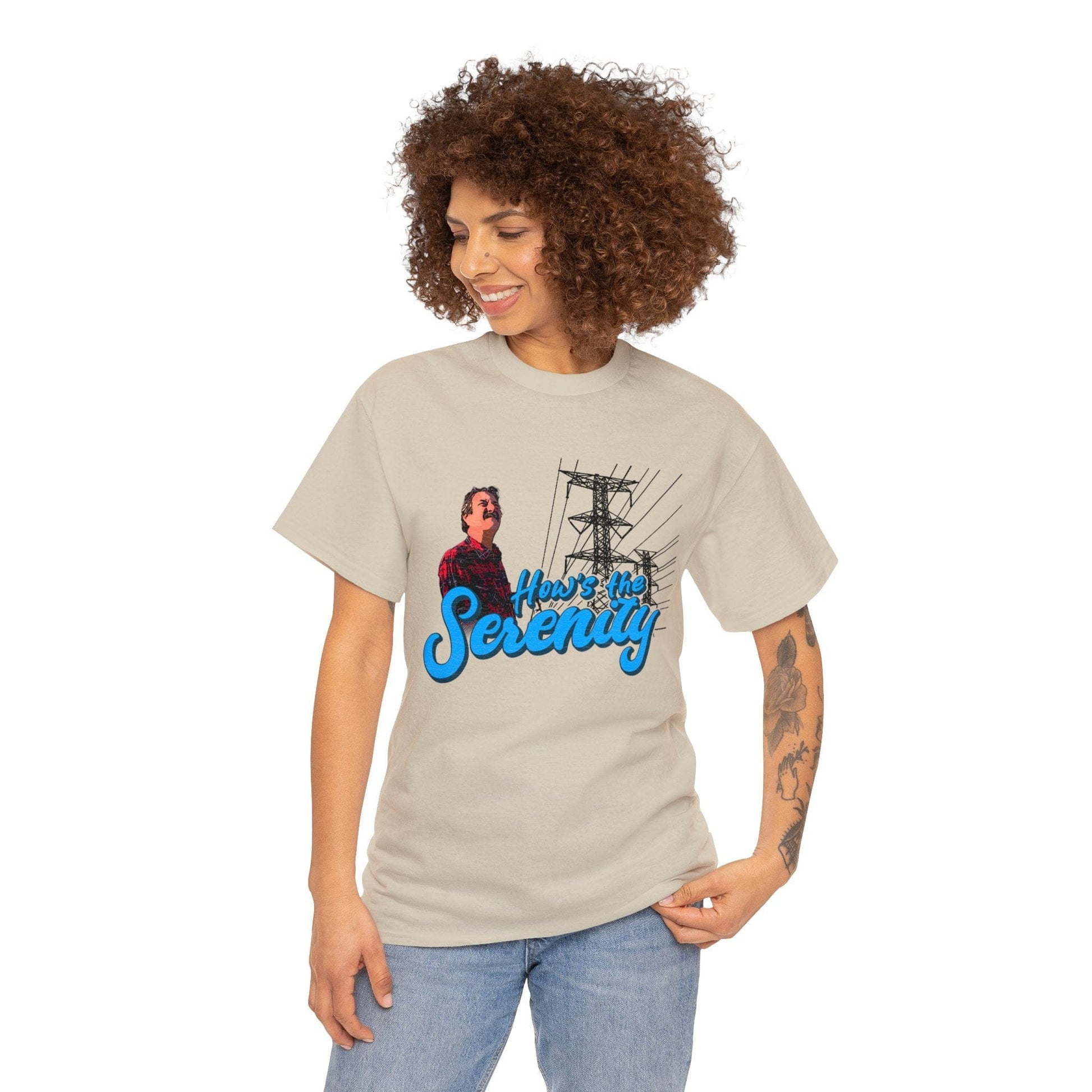 Hows The Serenity Graphic Tee Graphic Tees Australia Graphic T-Shirt Australia -  Cool Graphic T-Shirts Online -  Hows The Serenity T-Shirt | Funny Movie T-Shirts Australia