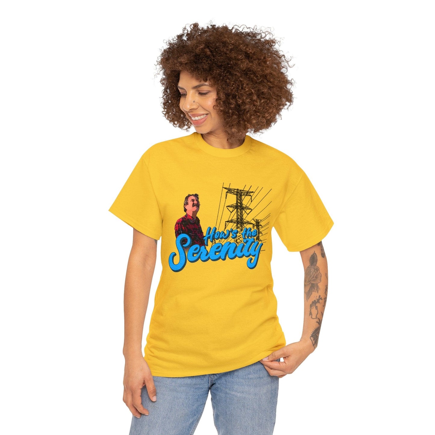 Hows The Serenity Graphic Tee Graphic Tees Australia Graphic T-Shirt Australia -  Cool Graphic T-Shirts Online -  Hows The Serenity T-Shirt | Funny Movie T-Shirts Australia