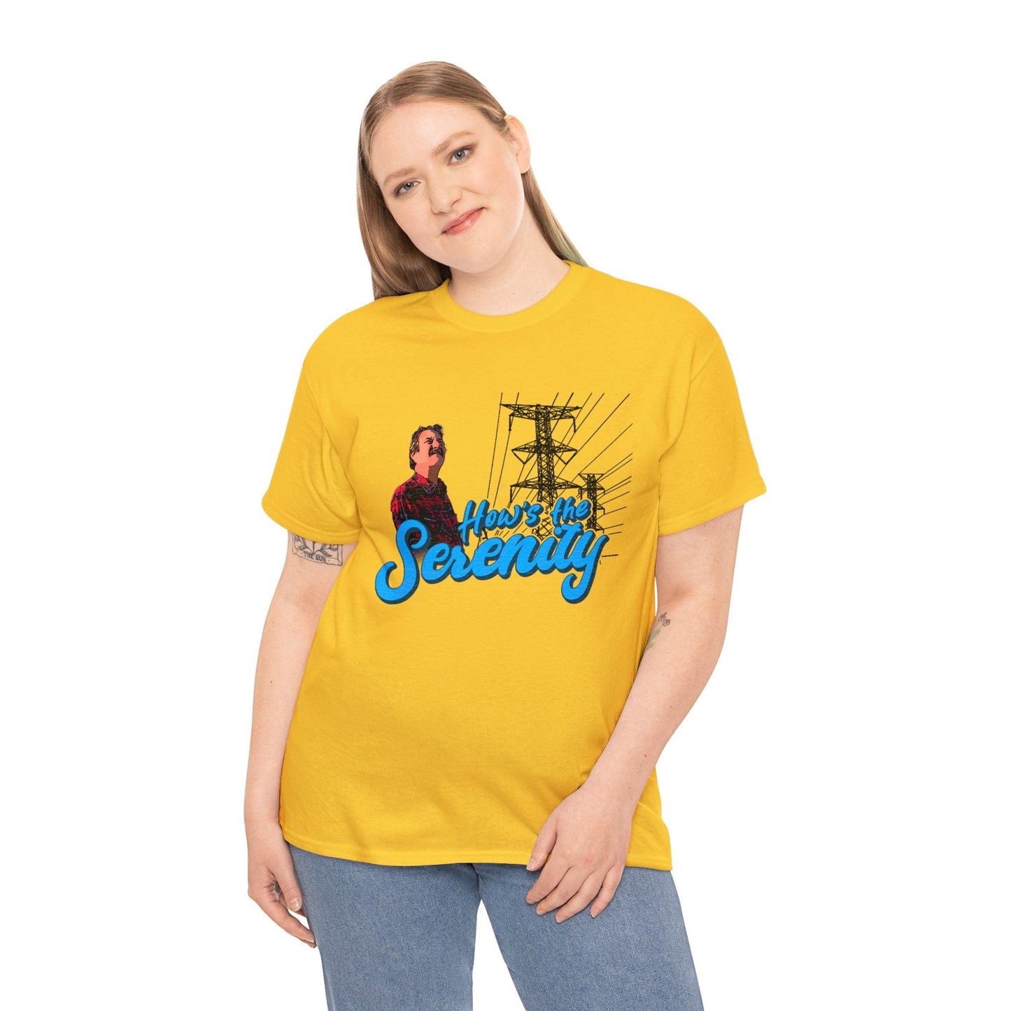 Hows The Serenity Graphic Tee Graphic Tees Australia Graphic T-Shirt Australia -  Cool Graphic T-Shirts Online -  Hows The Serenity T-Shirt | Funny Movie T-Shirts Australia