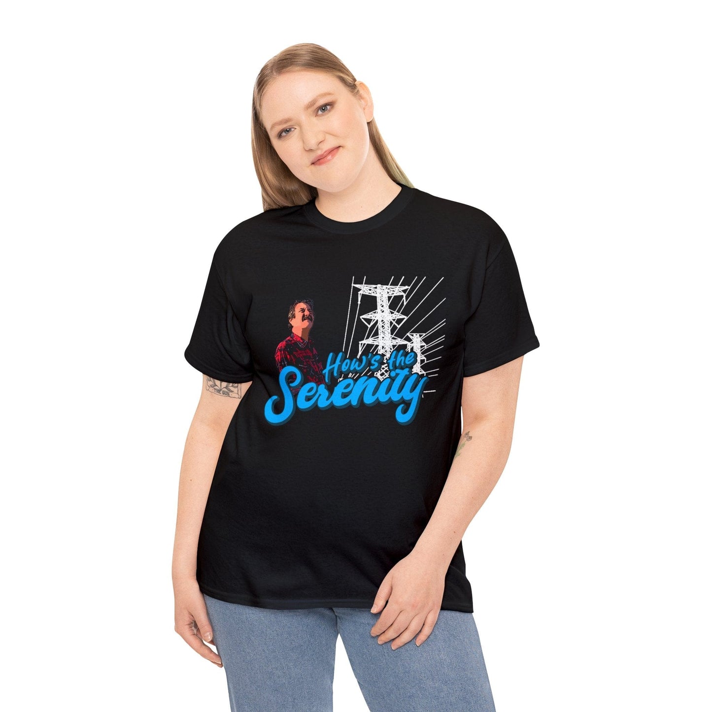 Hows The Serenity Graphic Tee Graphic Tees Australia Graphic T-Shirt Australia -  Cool Graphic T-Shirts Online -  Hows The Serenity T-Shirt | Funny Movie T-Shirts Australia