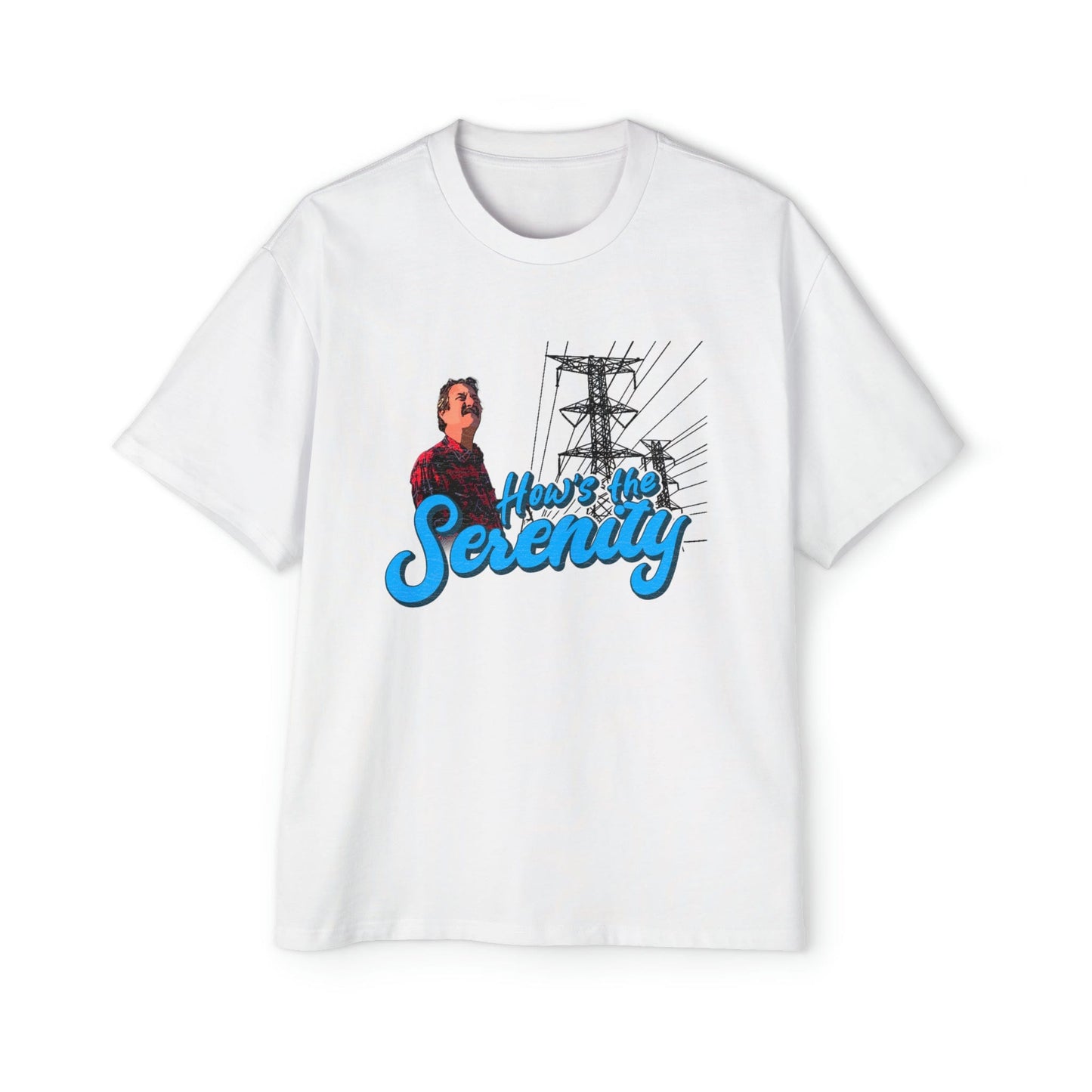 Hows The Serenity Oversized Tee Graphic Tees Australia Graphic T-Shirt Australia -  Cool Graphic T-Shirts Online - 