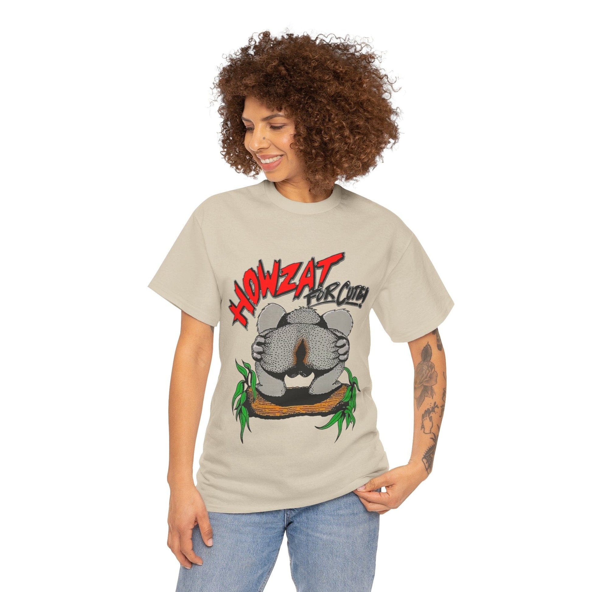 Howzat For Cute Graphic Tee Graphic Tees Australia Graphic T-Shirt Australia -  Cool Graphic T-Shirts Online -  Howzat For Cute T-Shirt | Vintage 80's Graphic Tee