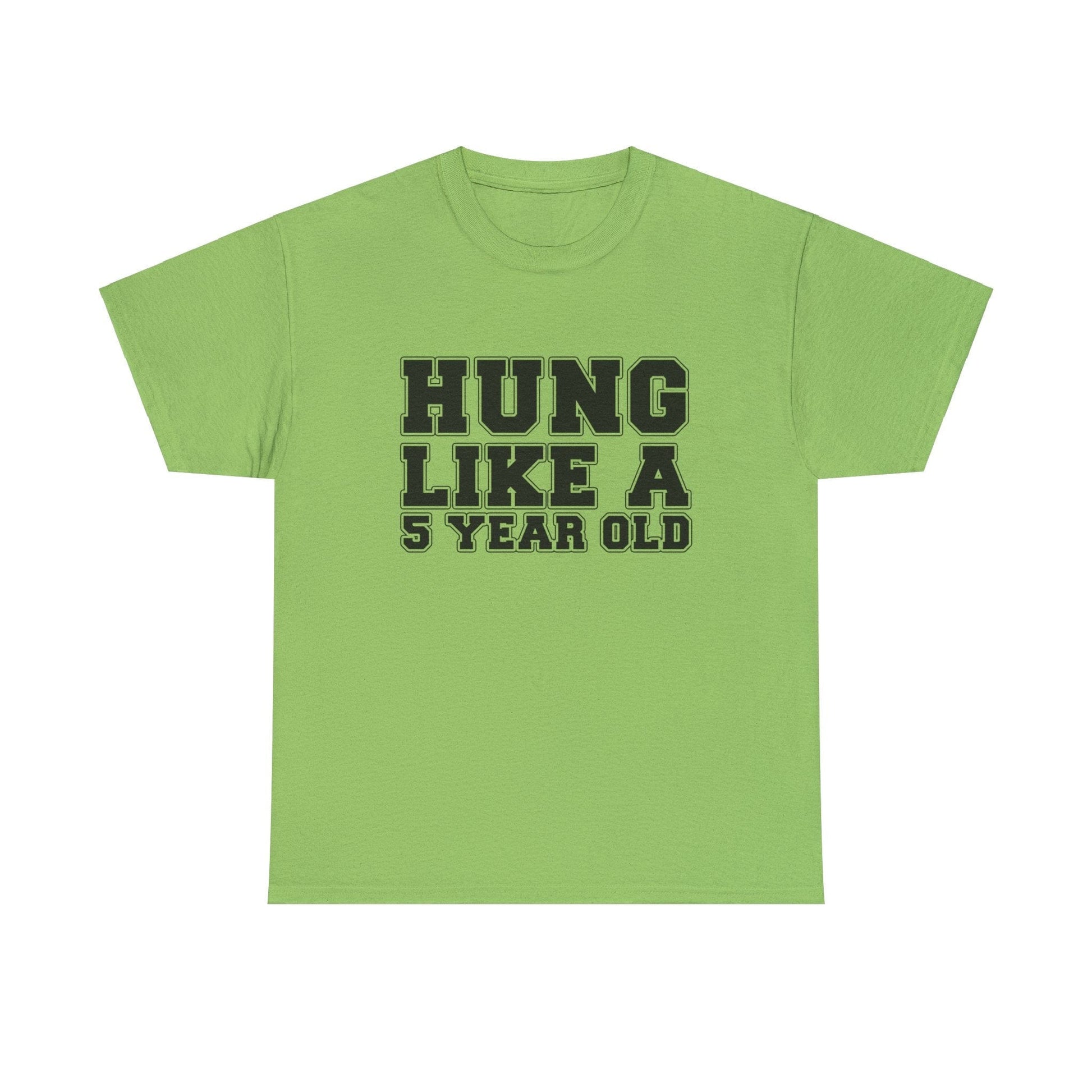 Hung Like A Five Year Old Graphic Tee Graphic Tees Australia Graphic T-Shirt Australia -  Cool Graphic T-Shirts Online -  Hung Like A Five Year Old T-Shirt | Funny Rude Offensive T-Shirt