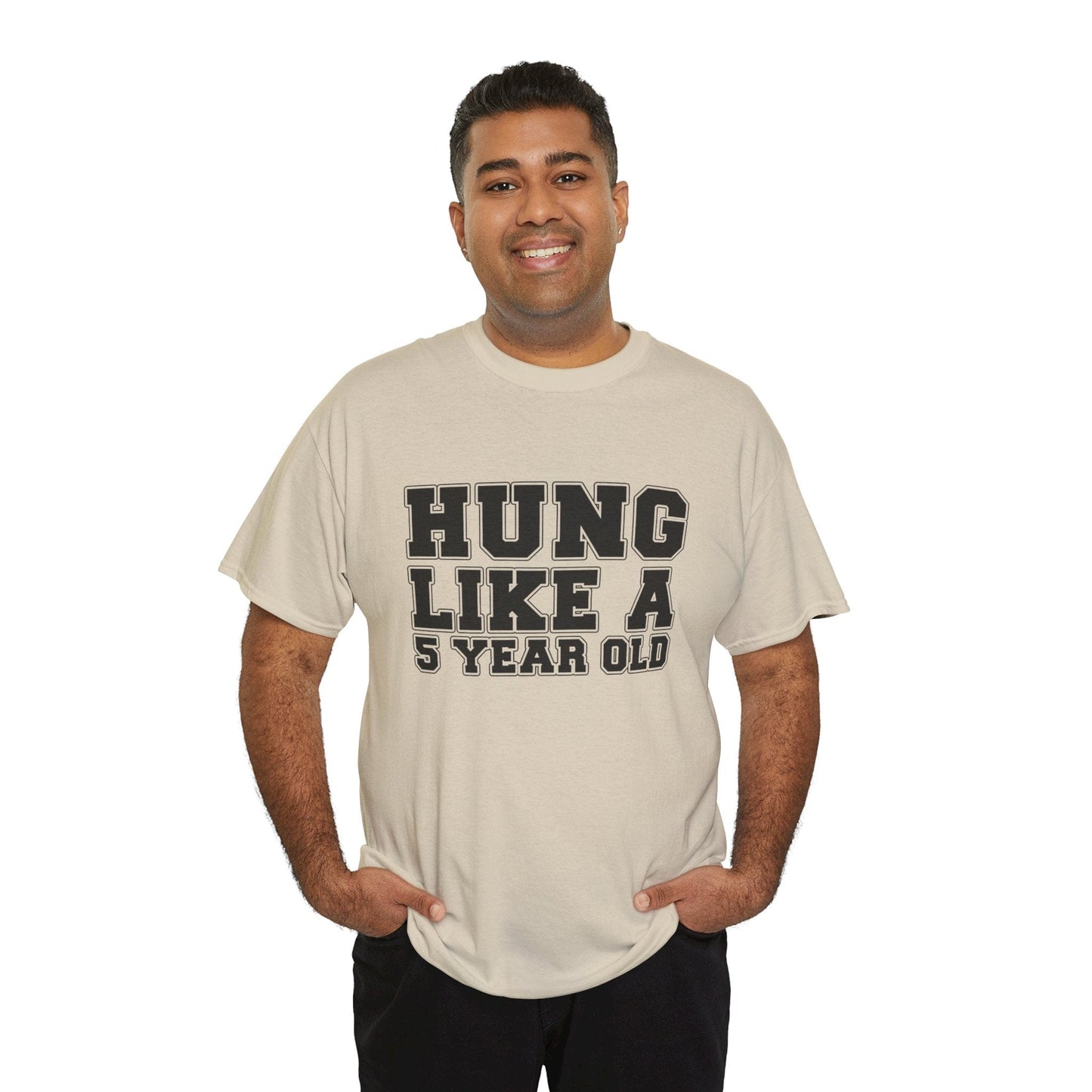 Hung Like A Five Year Old Graphic Tee Graphic Tees Australia Graphic T-Shirt Australia -  Cool Graphic T-Shirts Online -  Hung Like A Five Year Old T-Shirt | Funny Rude Offensive T-Shirt