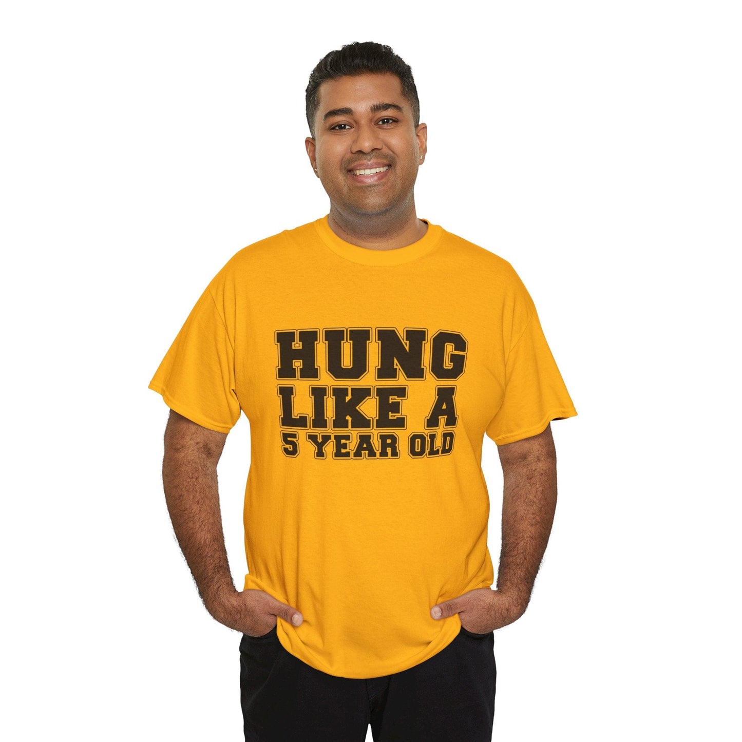 Hung Like A Five Year Old Graphic Tee Graphic Tees Australia Graphic T-Shirt Australia -  Cool Graphic T-Shirts Online -  Hung Like A Five Year Old T-Shirt | Funny Rude Offensive T-Shirt