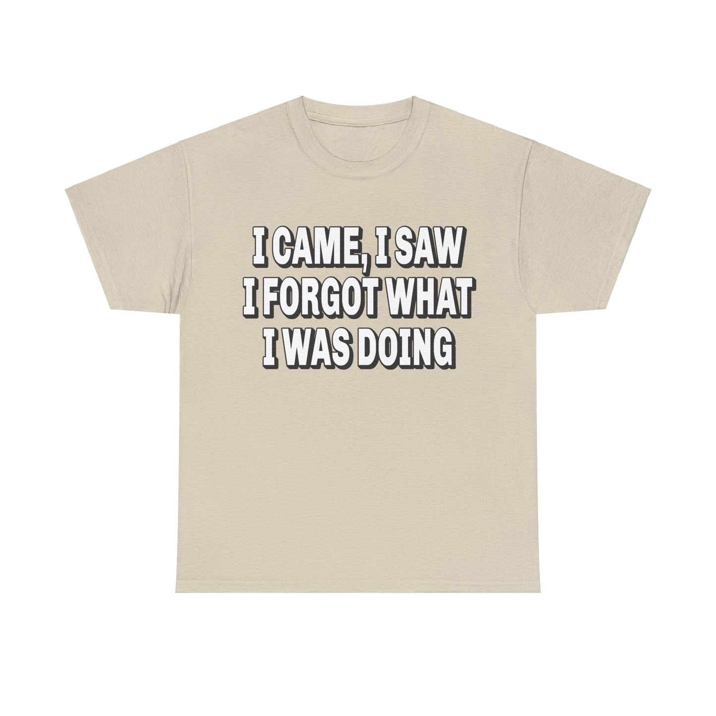 I Came I Saw I Forgot Graphic Tee Graphic Tees Australia Graphic T-Shirt Australia -  Cool Graphic T-Shirts Online -  I Came I Saw I Forgot T-Shirt | Funny T-Shirts Australia