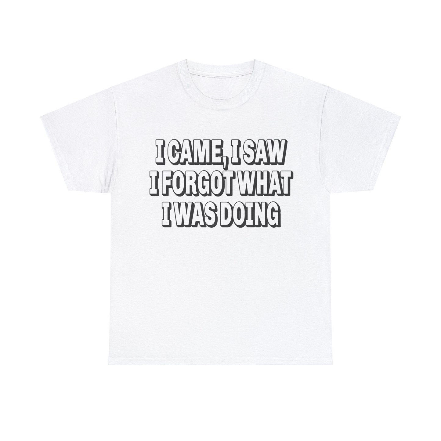 I Came I Saw I Forgot Graphic Tee Graphic Tees Australia Graphic T-Shirt Australia -  Cool Graphic T-Shirts Online -  I Came I Saw I Forgot T-Shirt | Funny T-Shirts Australia