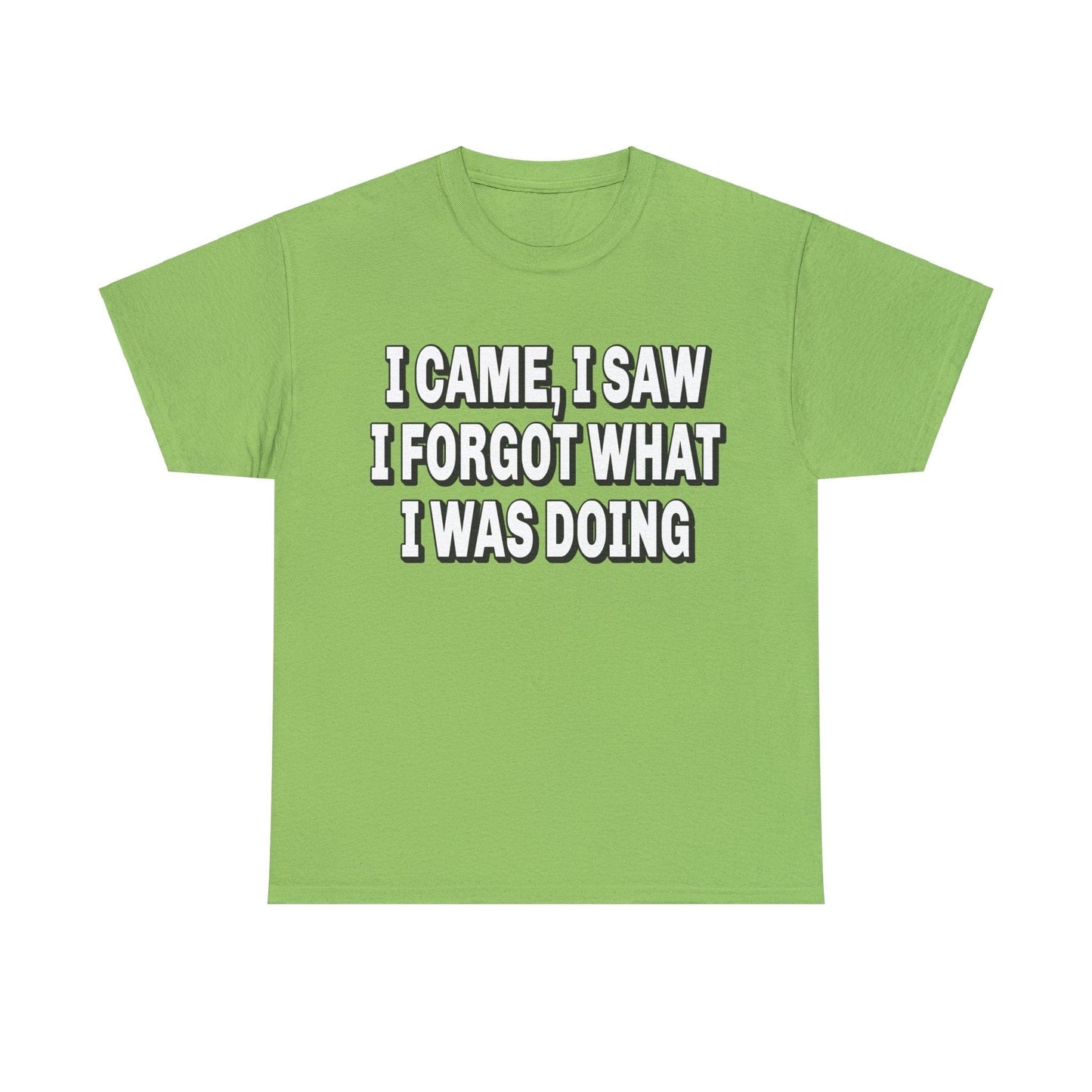 I Came I Saw I Forgot Graphic Tee Graphic Tees Australia Graphic T-Shirt Australia -  Cool Graphic T-Shirts Online -  I Came I Saw I Forgot T-Shirt | Funny T-Shirts Australia