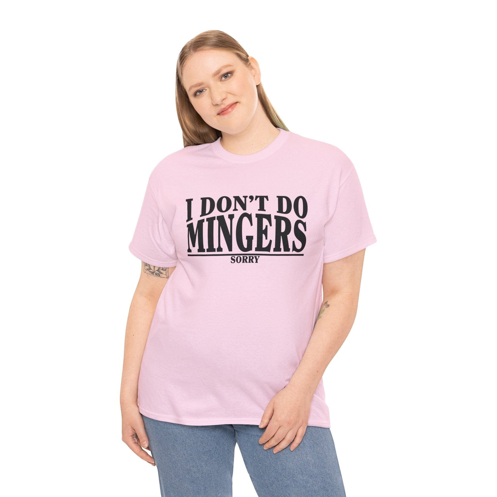 I Dont Do Mingers Graphic Tee Graphic Tees Australia Graphic T-Shirt Australia -  Cool Graphic T-Shirts Online -  I Dont Do Mingers T-Shirt | Rude & Inappropriate T-Shirt