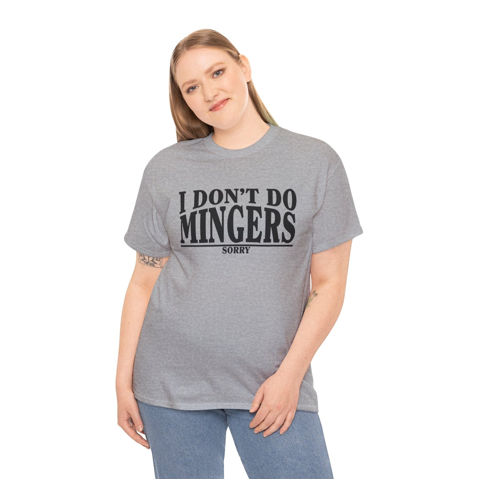 I Dont Do Mingers Graphic Tee Graphic Tees Australia Graphic T-Shirt Australia -  Cool Graphic T-Shirts Online -  I Dont Do Mingers T-Shirt | Rude & Inappropriate T-Shirt