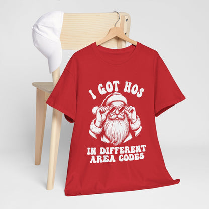 I Got Hos In Diffrent Area Codes Graphic Tee Graphic Tees Australia Graphic T-Shirt Australia -  Cool Graphic T-Shirts Online -  I Got Hos In Diffrent Area Codes Tee | Christmas T-Shirt Australia