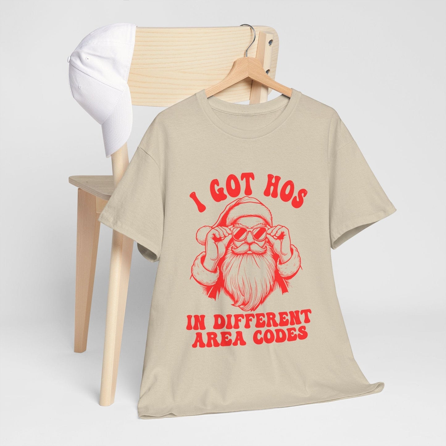 I Got Hos In Diffrent Area Codes Graphic Tee Graphic Tees Australia Graphic T-Shirt Australia -  Cool Graphic T-Shirts Online -  I Got Hos In Diffrent Area Codes Tee | Christmas T-Shirt Australia