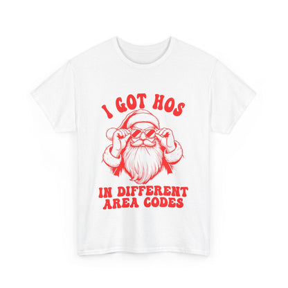 I Got Hos In Diffrent Area Codes Graphic Tee Graphic Tees Australia Graphic T-Shirt Australia -  Cool Graphic T-Shirts Online -  I Got Hos In Diffrent Area Codes Tee | Christmas T-Shirt Australia