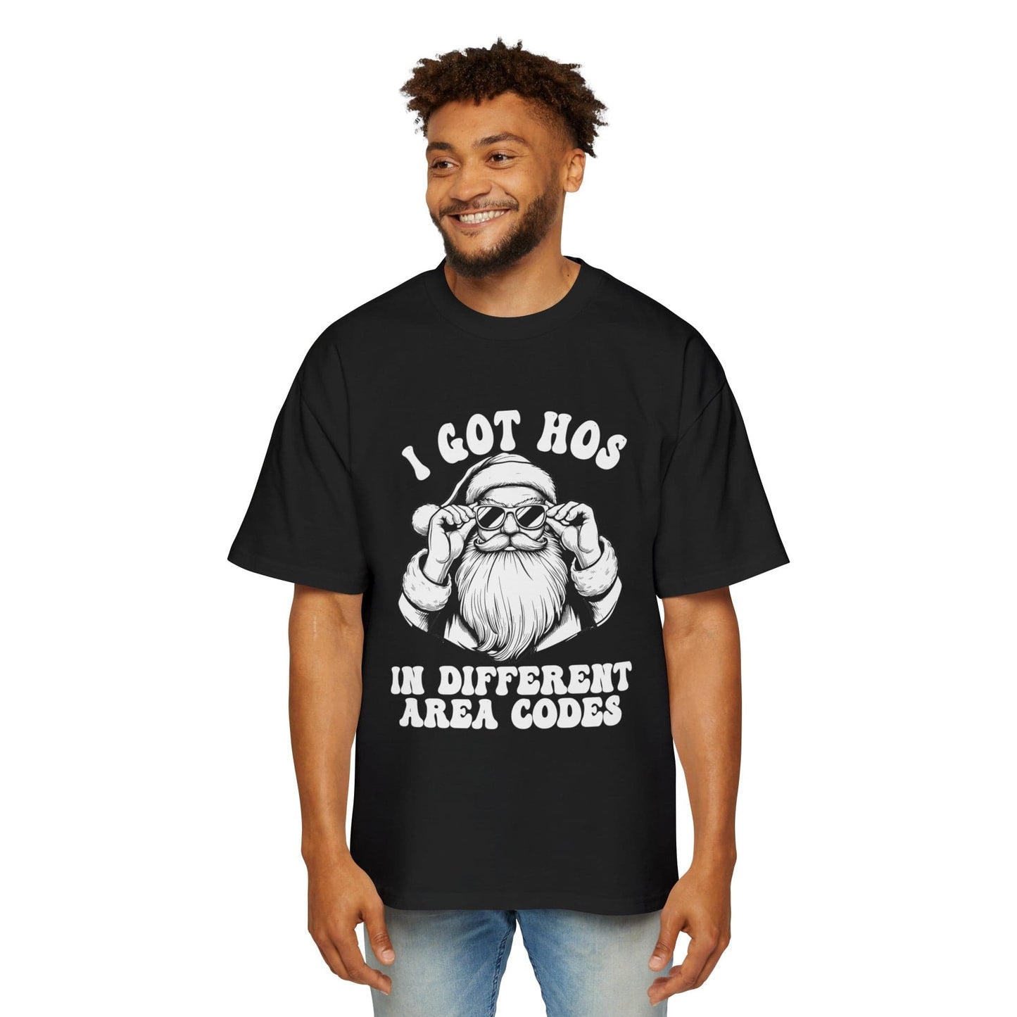 I Got Hos In Diffrent Area Codes Oversized Tee Graphic Tees Australia Black / S Graphic T-Shirt Australia -  Cool Graphic T-Shirts Online -  Hos In Diffrent Area Codes Oversized Tee | Funny T-Shirt Australia