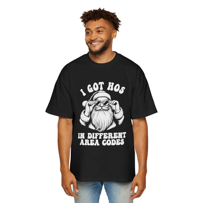 I Got Hos In Diffrent Area Codes Oversized Tee Graphic Tees Australia Black / S Graphic T-Shirt Australia -  Cool Graphic T-Shirts Online -  Hos In Diffrent Area Codes Oversized Tee | Funny T-Shirt Australia