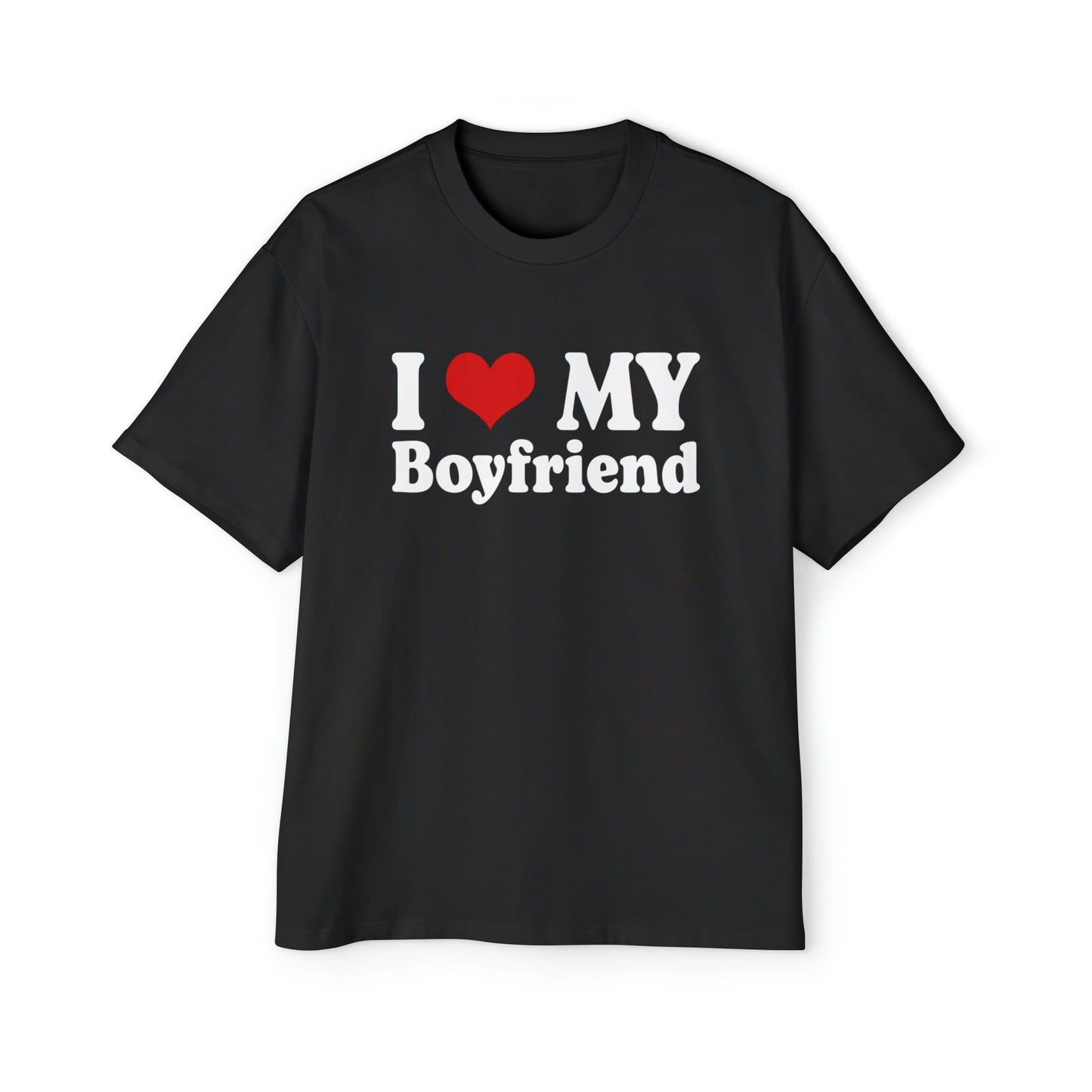 I Love My Boyfriend Oversized Tee Graphic Tees Australia Graphic T-Shirt Australia -  Cool Graphic T-Shirts Online -  I Love My Boyfriend Oversized Tee | 90's Vintage T-Shirts Australia