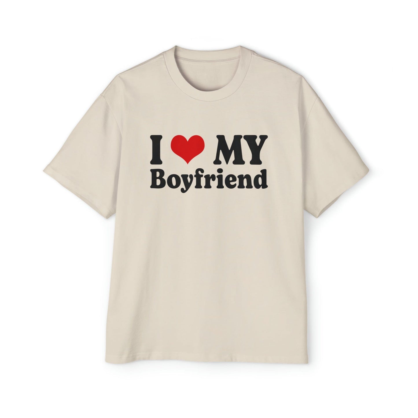 I Love My Boyfriend Oversized Tee Graphic Tees Australia Graphic T-Shirt Australia -  Cool Graphic T-Shirts Online -  I Love My Boyfriend Oversized Tee | 90's Vintage T-Shirts Australia