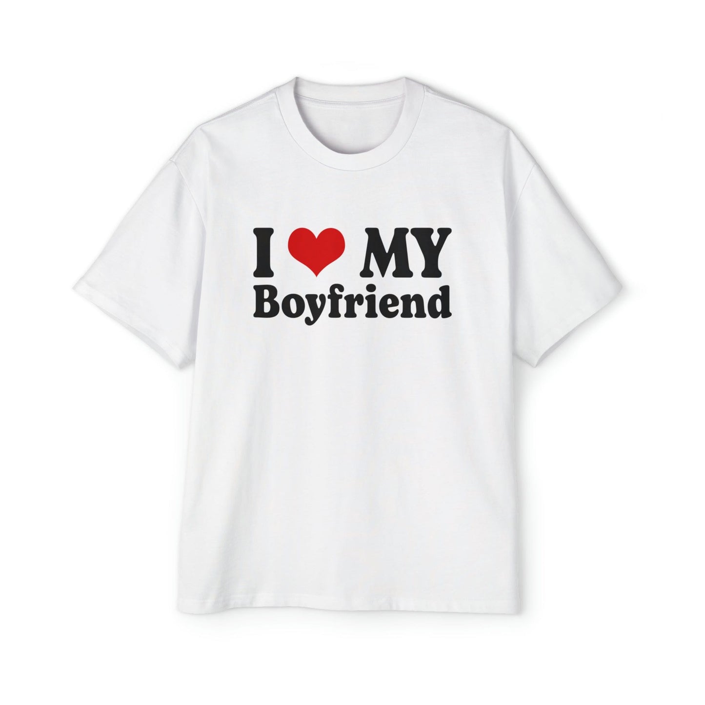 I Love My Boyfriend Oversized Tee Graphic Tees Australia Graphic T-Shirt Australia -  Cool Graphic T-Shirts Online -  I Love My Boyfriend Oversized Tee | 90's Vintage T-Shirts Australia