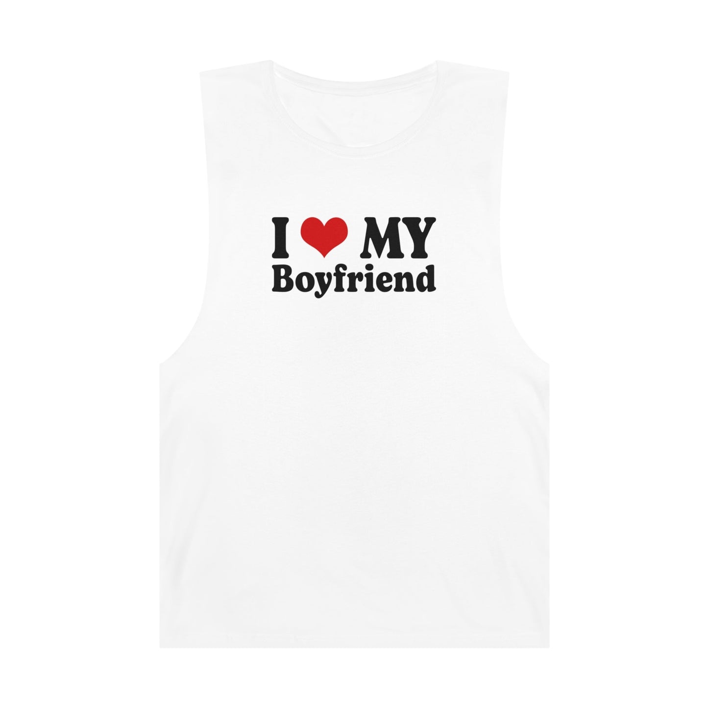 I Love My Boyfriend Tank Top Graphic Tees Australia Graphic T-Shirt Australia -  Cool Graphic T-Shirts Online -  I Love My Boyfriend Tank Top | Tank Tops & Singlets Online Au