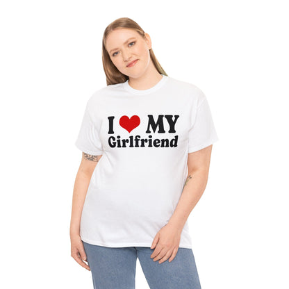 I Love My Girlfriend Graphic Tee Graphic Tees Australia Graphic T-Shirt Australia -  Cool Graphic T-Shirts Online -  I Love My Girlfriend T-Shirt | Cool T-Shirts Online Australia