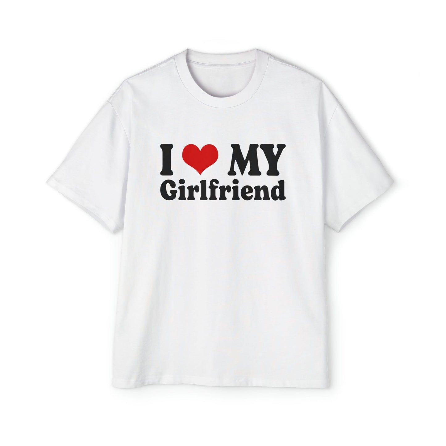 I Love My Girlfriend Oversized Tee Graphic Tees Australia Graphic T-Shirt Australia -  Cool Graphic T-Shirts Online -  I Love My Girlfriend Oversized Tee | 90's Vintage T-Shirts Australia