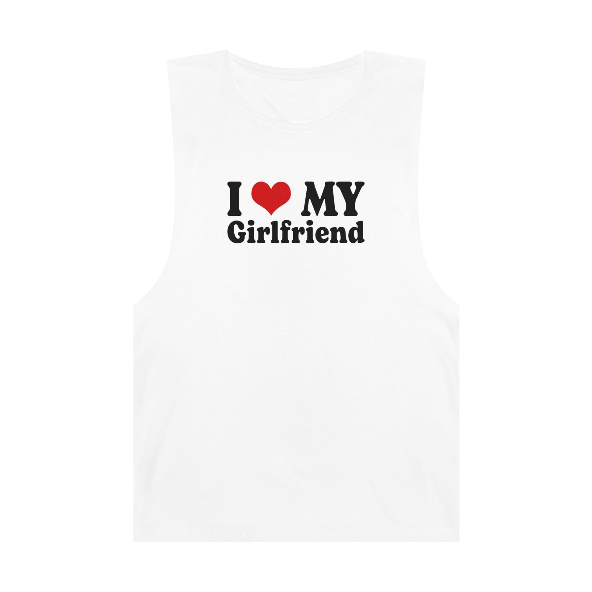 I Love My Girlfriend Tank Top Graphic Tees Australia Graphic T-Shirt Australia -  Cool Graphic T-Shirts Online -  I Love My Girlfriend Tank Top | Cool Tank Tops & Singlets Online