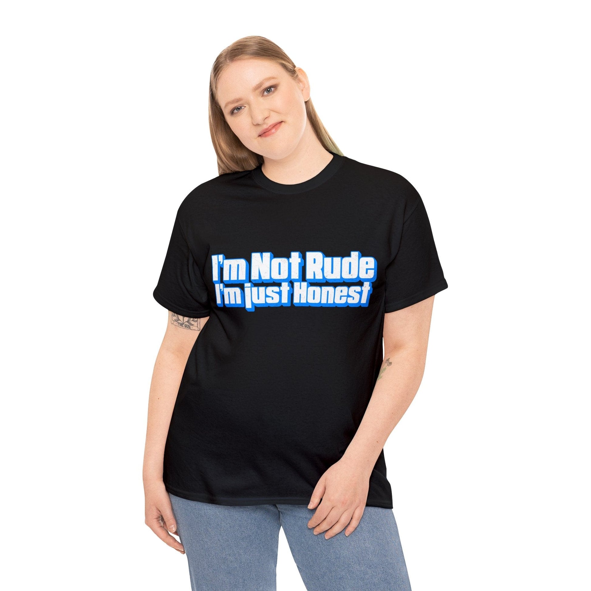 I'm Not Rude, I'm Honest Graphic Tee Graphic Tees Australia Graphic T-Shirt Australia -  Cool Graphic T-Shirts Online -  I'm Not Rude, I'm Honest T-Shirt | Rude & Inappropriate T-Shirts Australia