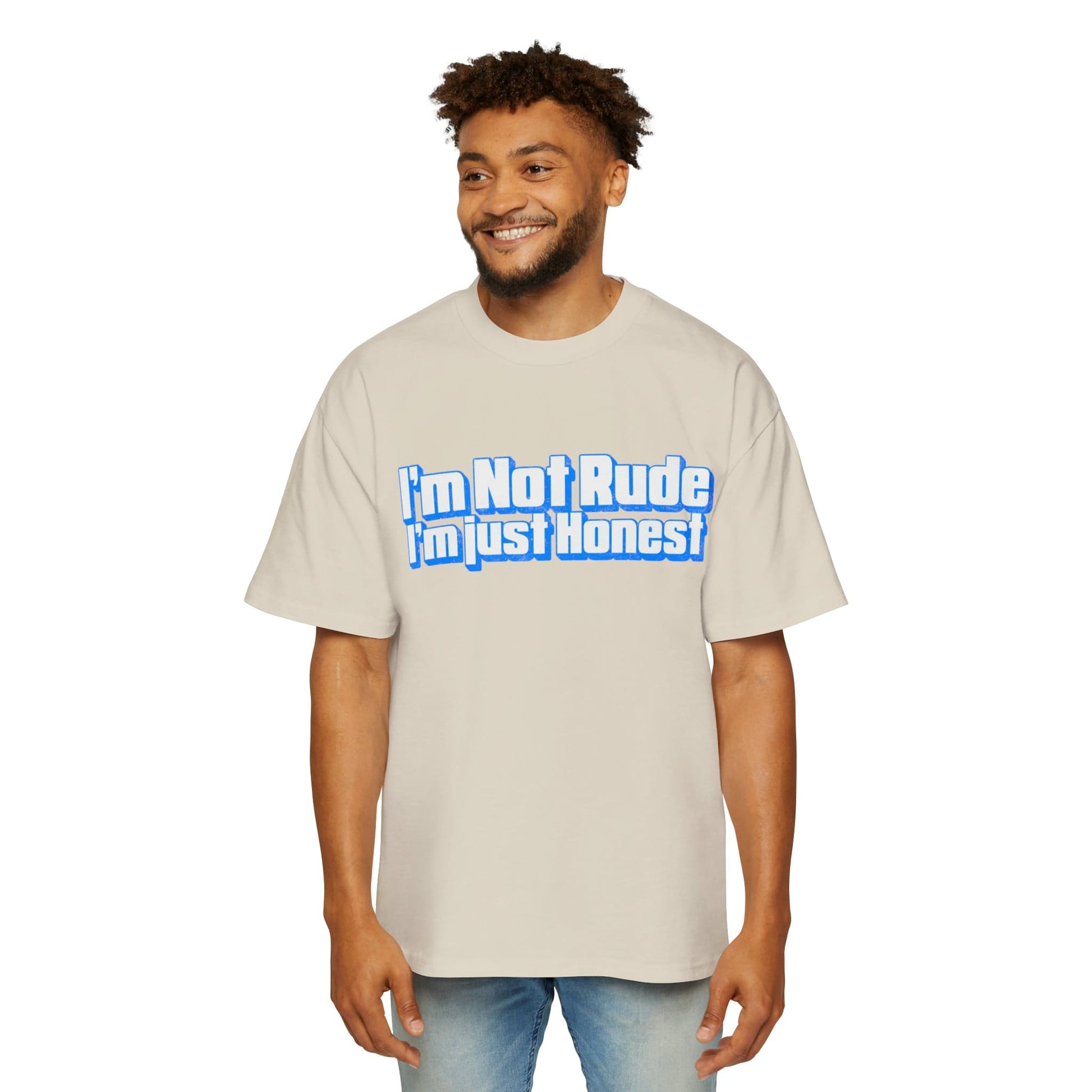 I'm Not Rude, I'm Honest Oversized Tee Graphic Tees Australia Graphic T-Shirt Australia -  Cool Graphic T-Shirts Online -  I'm Not Rude, I'm Honest Oversized Tee | Funny T-Shirt Australia