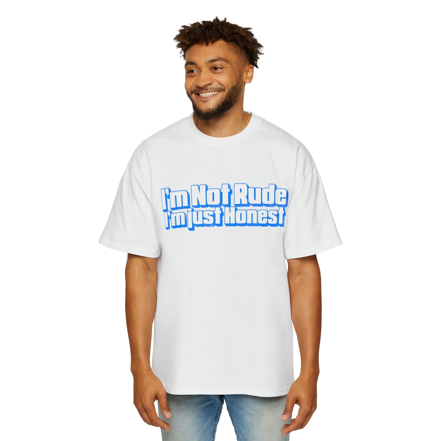 I'm Not Rude, I'm Honest Oversized Tee Graphic Tees Australia Graphic T-Shirt Australia -  Cool Graphic T-Shirts Online -  I'm Not Rude, I'm Honest Oversized Tee | Funny T-Shirt Australia