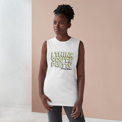 I Think Youre Pretty...Fucking Stupid Tank Top Graphic Tees Australia Graphic T-Shirt Australia -  Cool Graphic T-Shirts Online - 