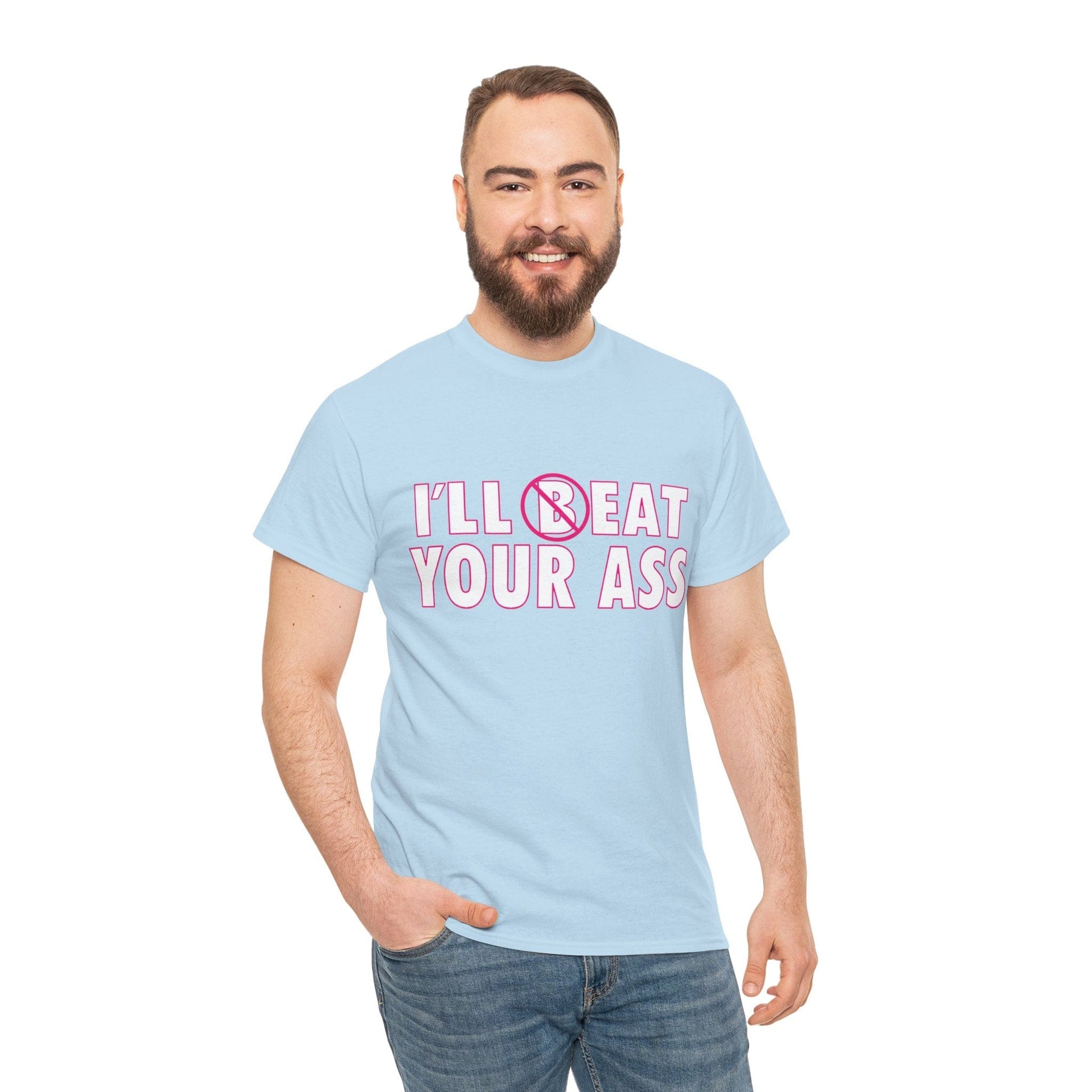 Ill (B) Eat Your Ass Graphic Tee Graphic Tees Australia Light Blue / S Graphic T-Shirt Australia -  Cool Graphic T-Shirts Online -  Ill (B) Eat Your Ass Graphic Tee | Funny Graphic T-Shirts Australia