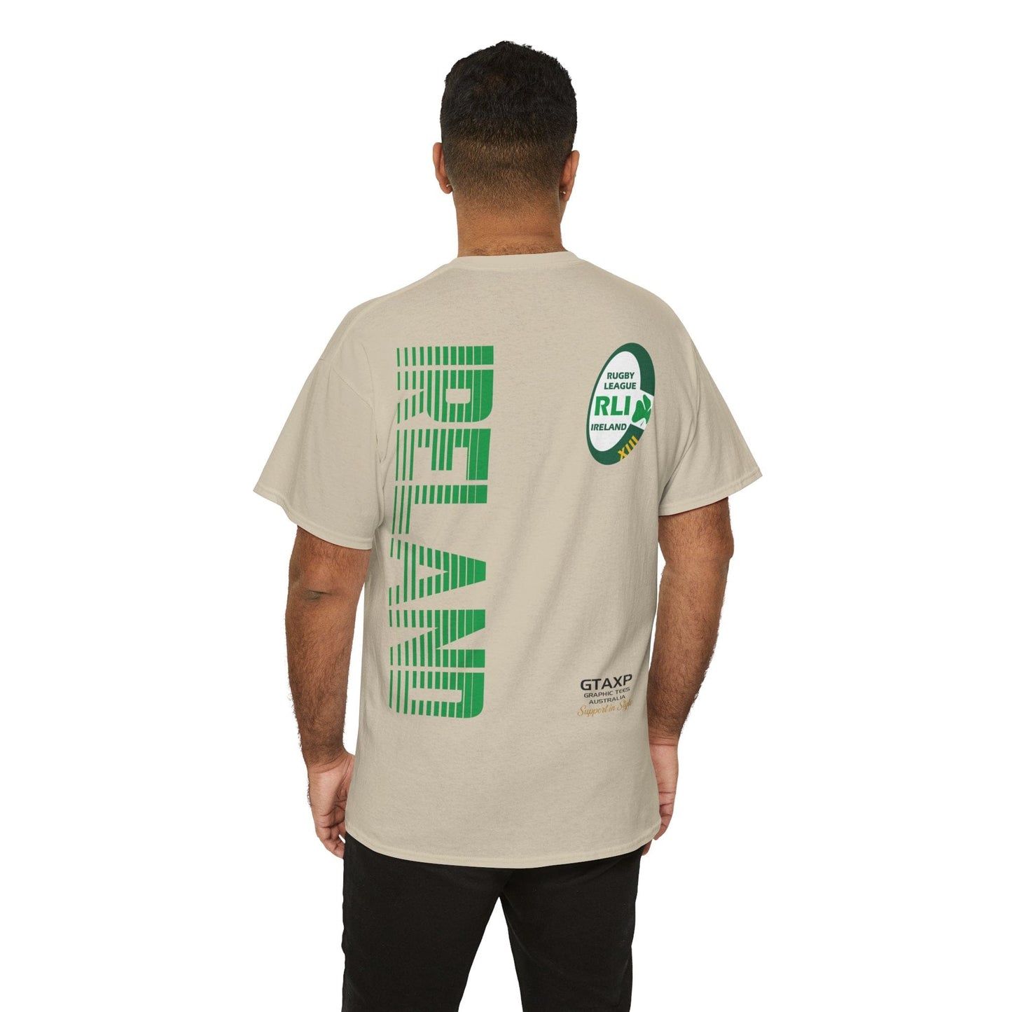 Ireland World Cup Graphic Tee Graphic Tees Australia Sand / S Graphic T-Shirt Australia -  Cool Graphic T-Shirts Online -  Ireland World Cup T-Shirt | Ireland Rugby League World Cup T-Shirt