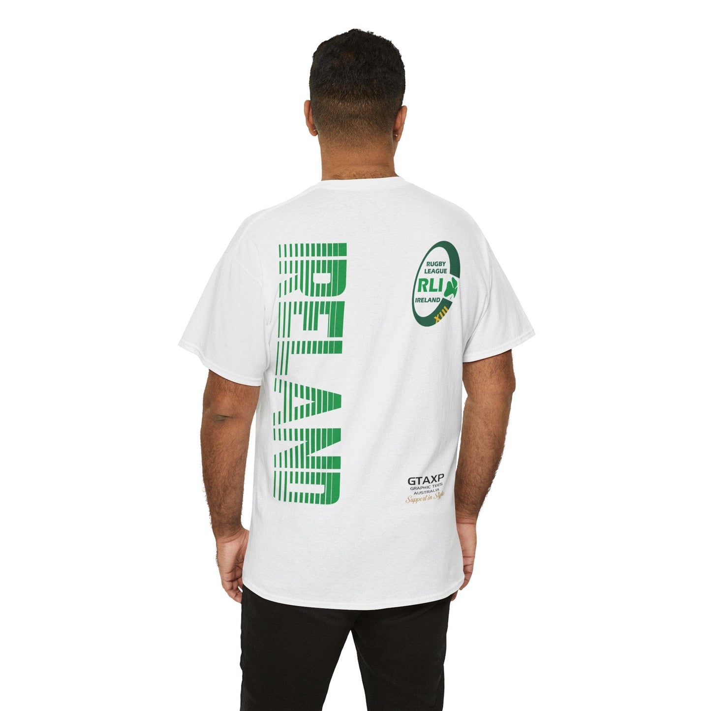 Ireland World Cup Graphic Tee Graphic Tees Australia White / S Graphic T-Shirt Australia -  Cool Graphic T-Shirts Online -  Ireland World Cup T-Shirt | Ireland Rugby League World Cup T-Shirt