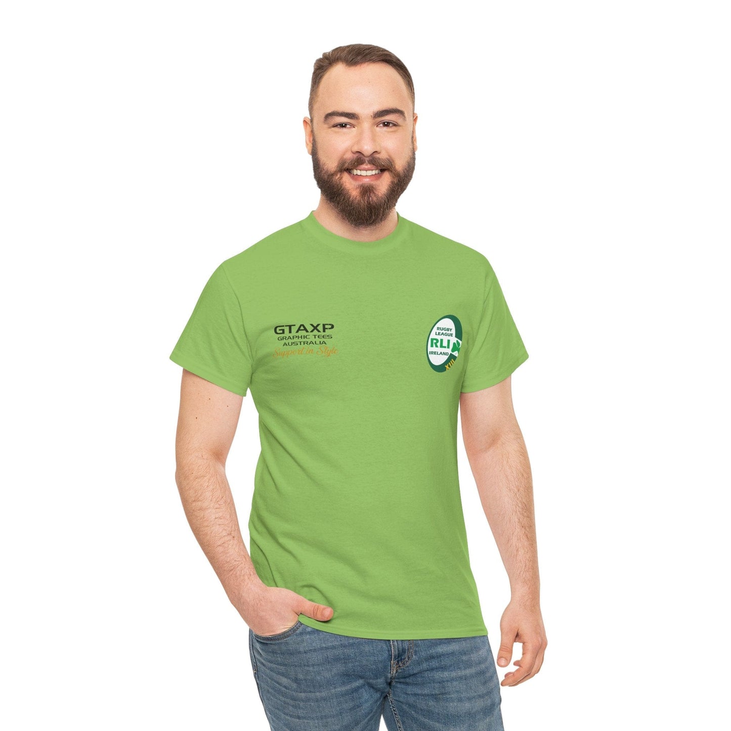 Ireland World Cup Graphic Tee Graphic Tees Australia Graphic T-Shirt Australia -  Cool Graphic T-Shirts Online -  Ireland World Cup T-Shirt | Ireland Rugby League World Cup T-Shirt