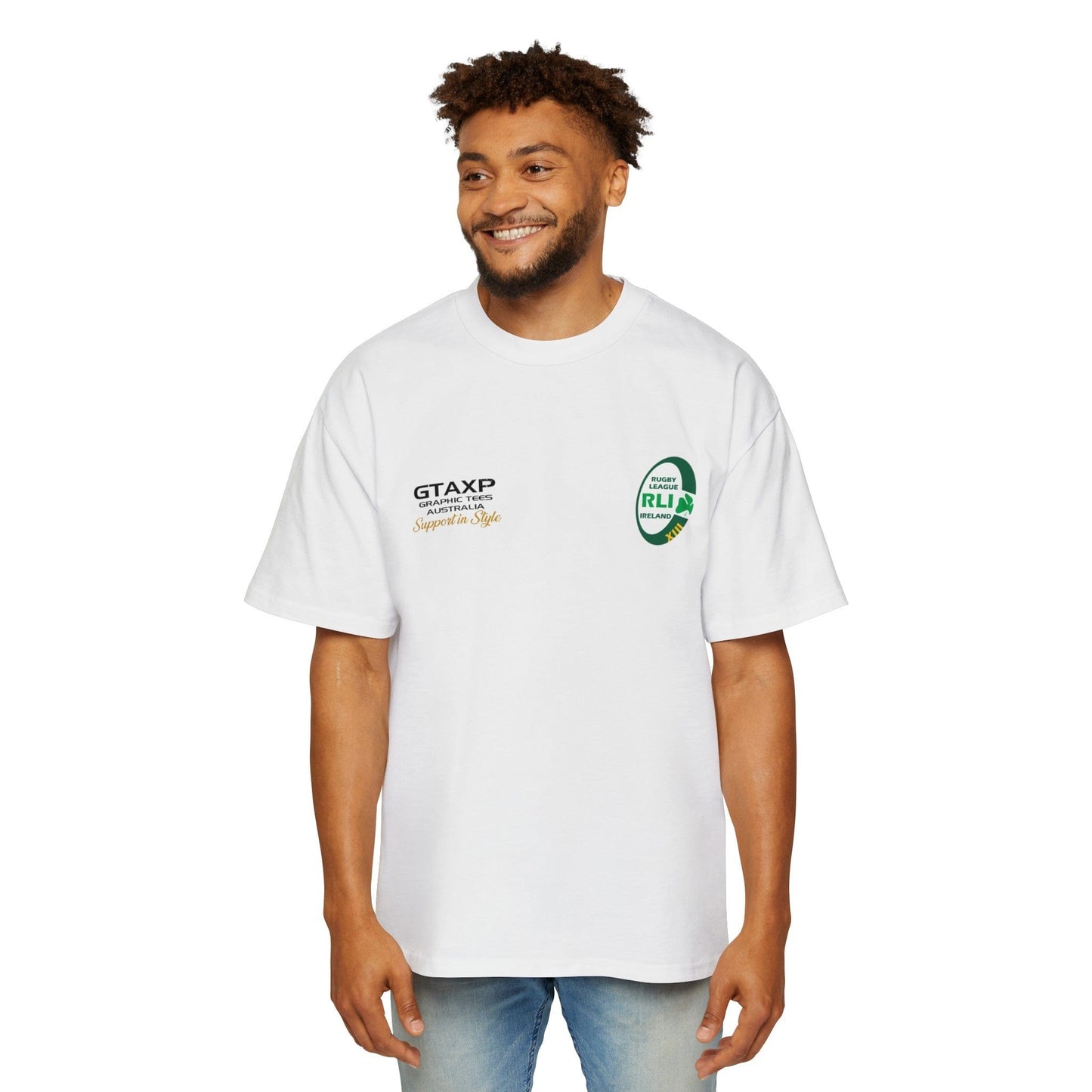 Ireland World Cup Oversized Tee Graphic Tees Australia Graphic T-Shirt Australia -  Cool Graphic T-Shirts Online -  Ireland World Cup Oversized Tee | Rugby League World Cup T Shirt