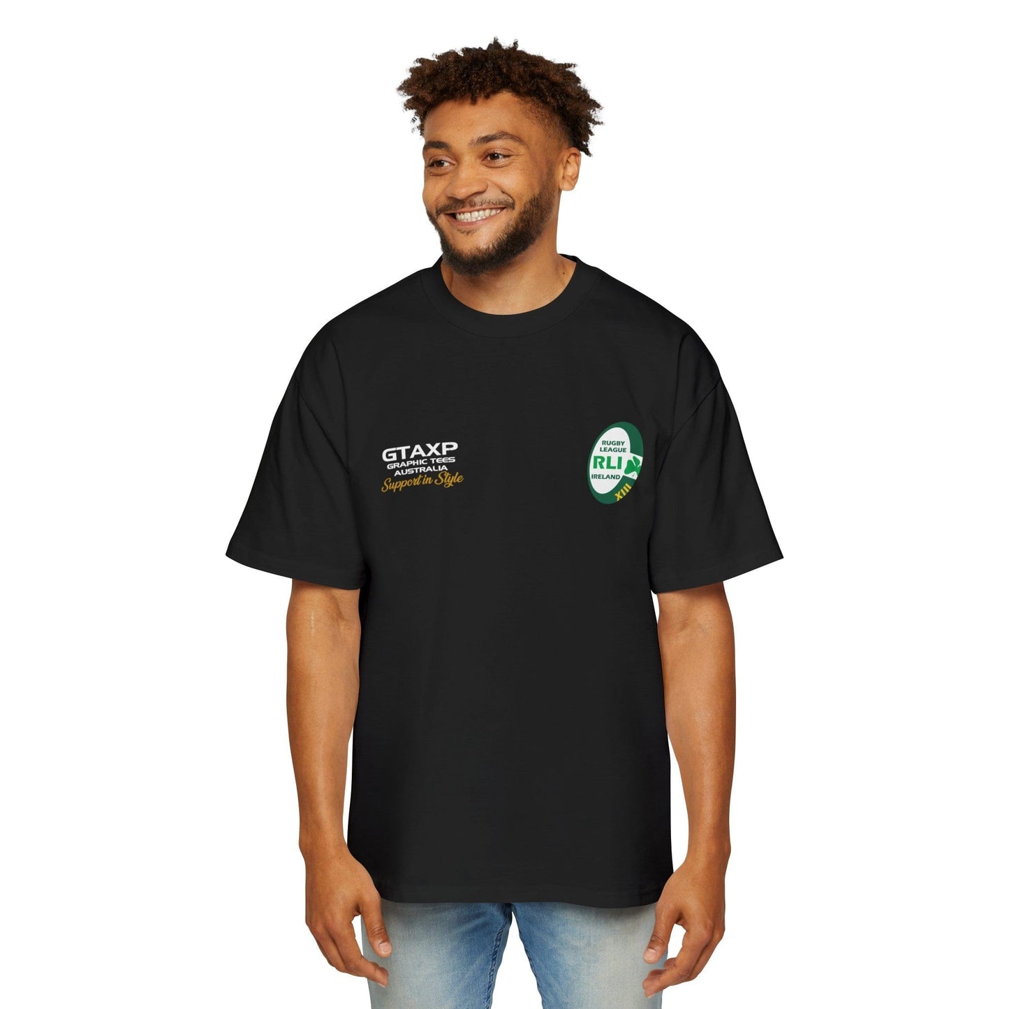 Ireland World Cup Oversized Tee Graphic Tees Australia Graphic T-Shirt Australia -  Cool Graphic T-Shirts Online -  Ireland World Cup Oversized Tee | Rugby League World Cup T Shirt