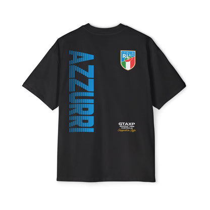 Italy Azzurri World Cup Oversized Tee Graphic Tees Australia Graphic T-Shirt Australia -  Cool Graphic T-Shirts Online -  Italy Azzurri World Cup Oversized Tee | Azzurri Rugby League T-Shirt