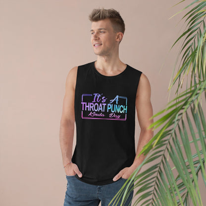 Its A Throat Punch Kinda Day Tank Top Graphic Tees Australia Graphic T-Shirt Australia -  Cool Graphic T-Shirts Online - 