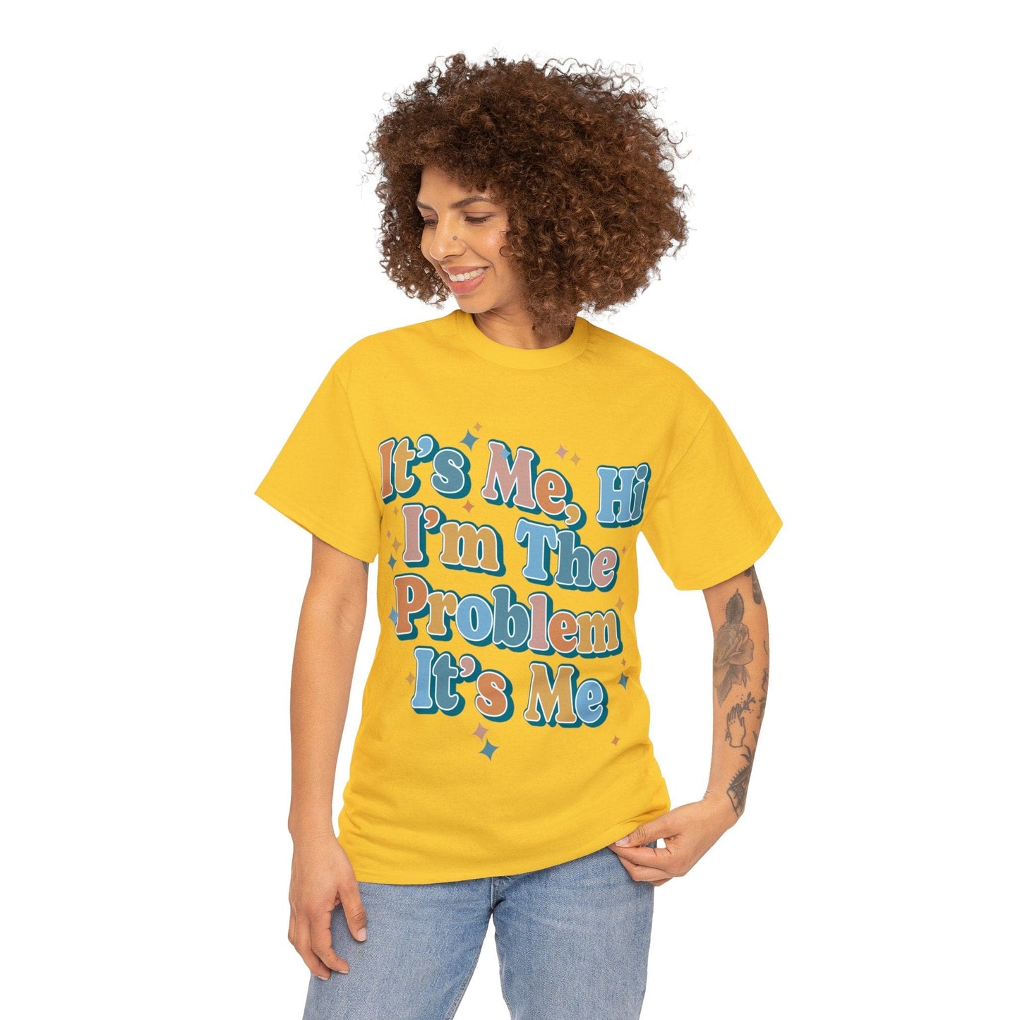 Its Me Hi Im The Problem Graphic Tee Graphic Tees Australia Daisy / S Graphic T-Shirt Australia -  Cool Graphic T-Shirts Online -  Its Me Hi Im The Problem T-Shirt | Cool Graphic T-Shirts Australia