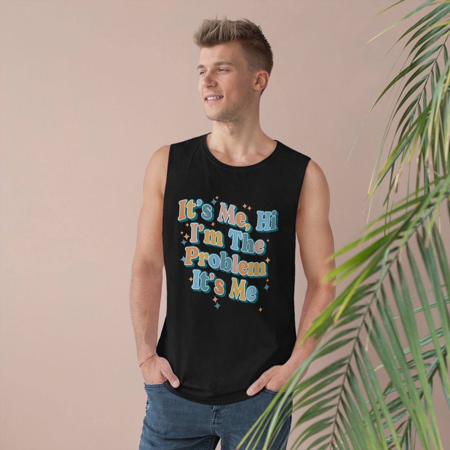 Its Me Hi Im The Problem Tank Top Graphic Tees Australia Graphic T-Shirt Australia -  Cool Graphic T-Shirts Online - 