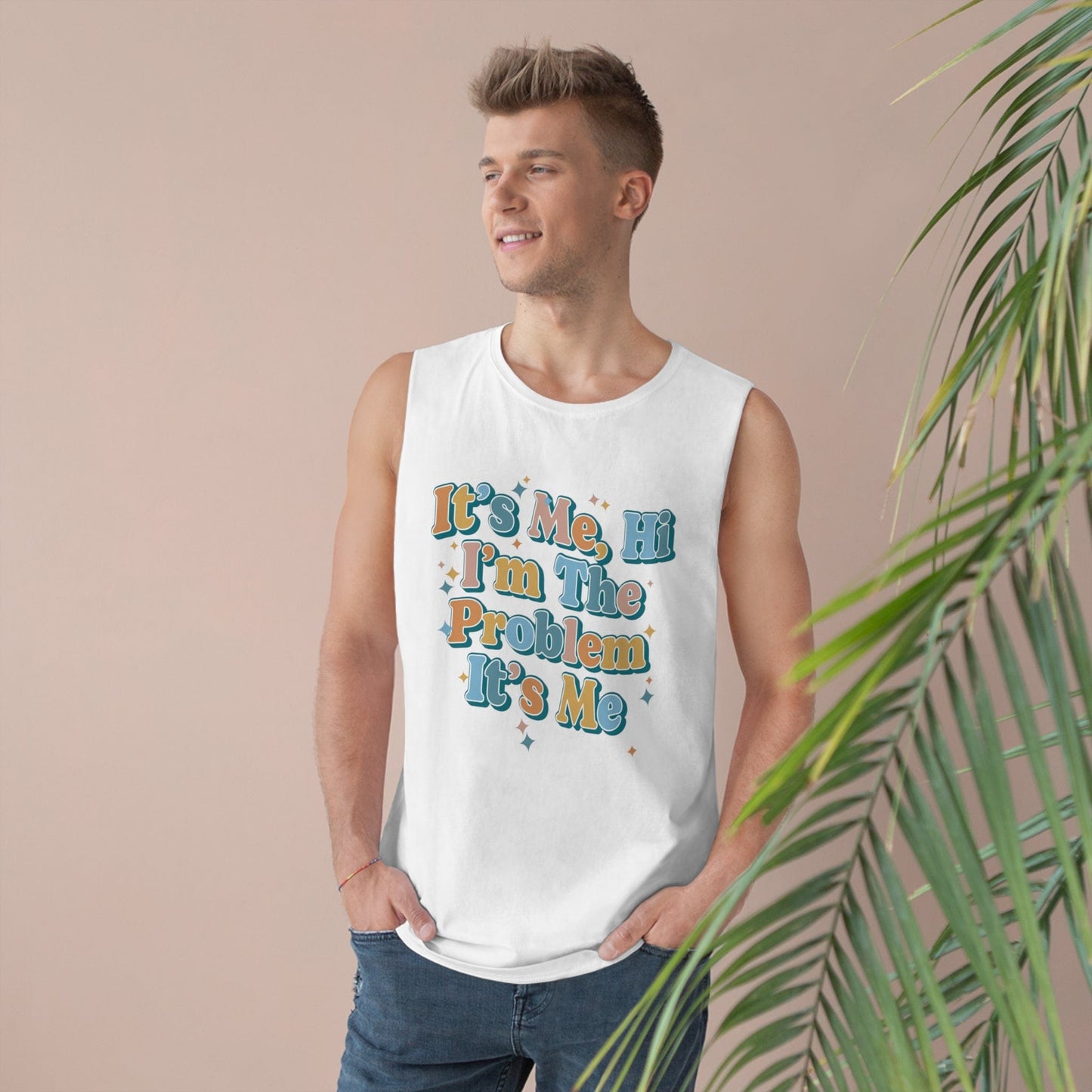 Its Me Hi Im The Problem Tank Top Graphic Tees Australia Graphic T-Shirt Australia -  Cool Graphic T-Shirts Online - 