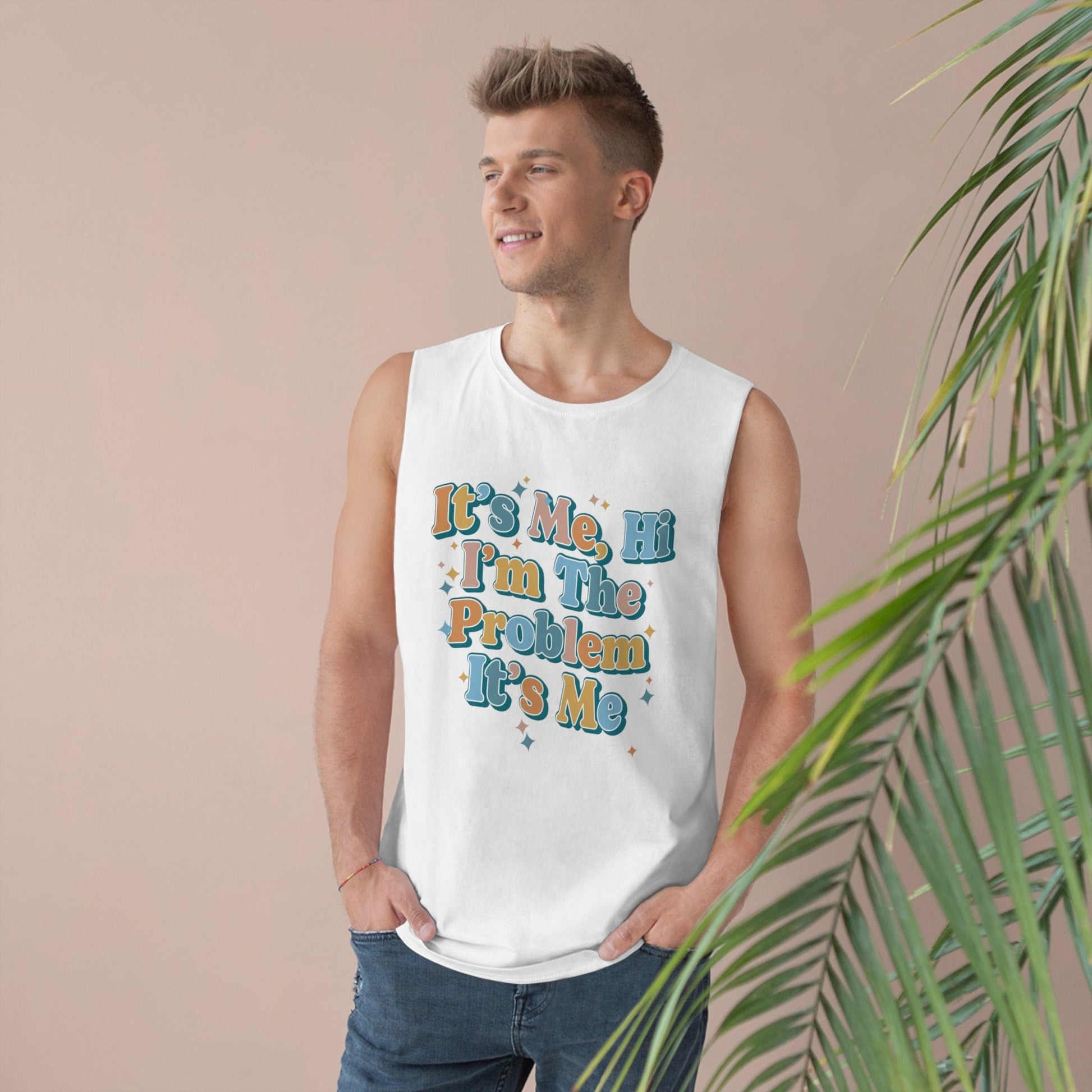 Its Me Hi Im The Problem Tank Top Graphic Tees Australia Graphic T-Shirt Australia -  Cool Graphic T-Shirts Online - 