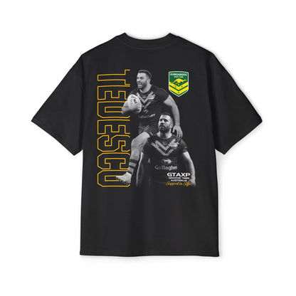 James Tedesco Kangaroos Oversized Tee Printify Graphic T-Shirt Australia -  Cool Graphic T-Shirts Online - 