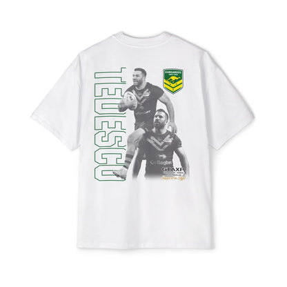 James Tedesco Kangaroos Oversized Tee Printify Graphic T-Shirt Australia -  Cool Graphic T-Shirts Online - 