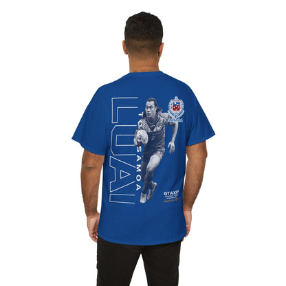 Jarome Luai Samoa Graphic Tee Graphic Tees Australia Royal / S Graphic T-Shirt Australia -  Cool Graphic T-Shirts Online -  Jarome Luai Samoa T-Shirt | Rugby League Tees Australia