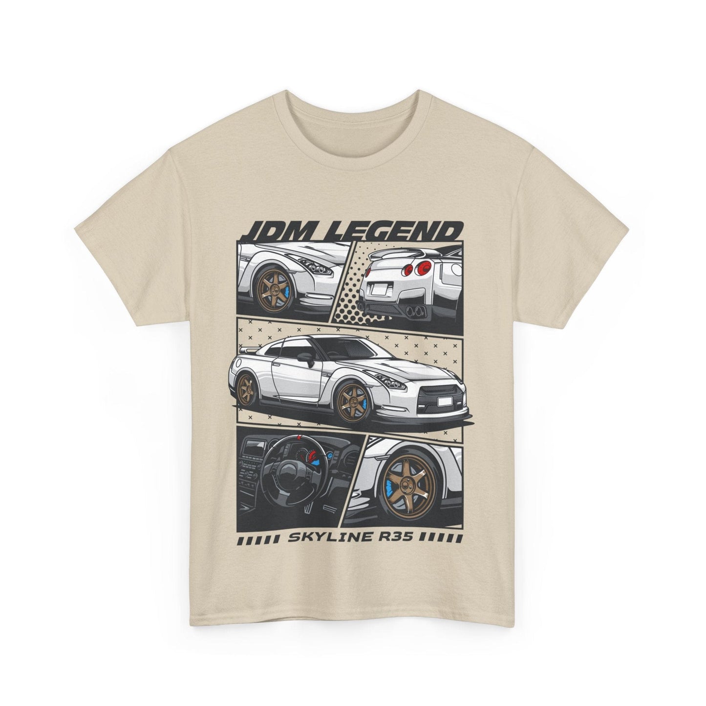 JDM Legend Skyline R35 Graphic Tee Graphic Tees Australia Graphic T-Shirt Australia -  Cool Graphic T-Shirts Online -  JDM Legend Skyline R35 T-Shirt | JDM Racewear Australia