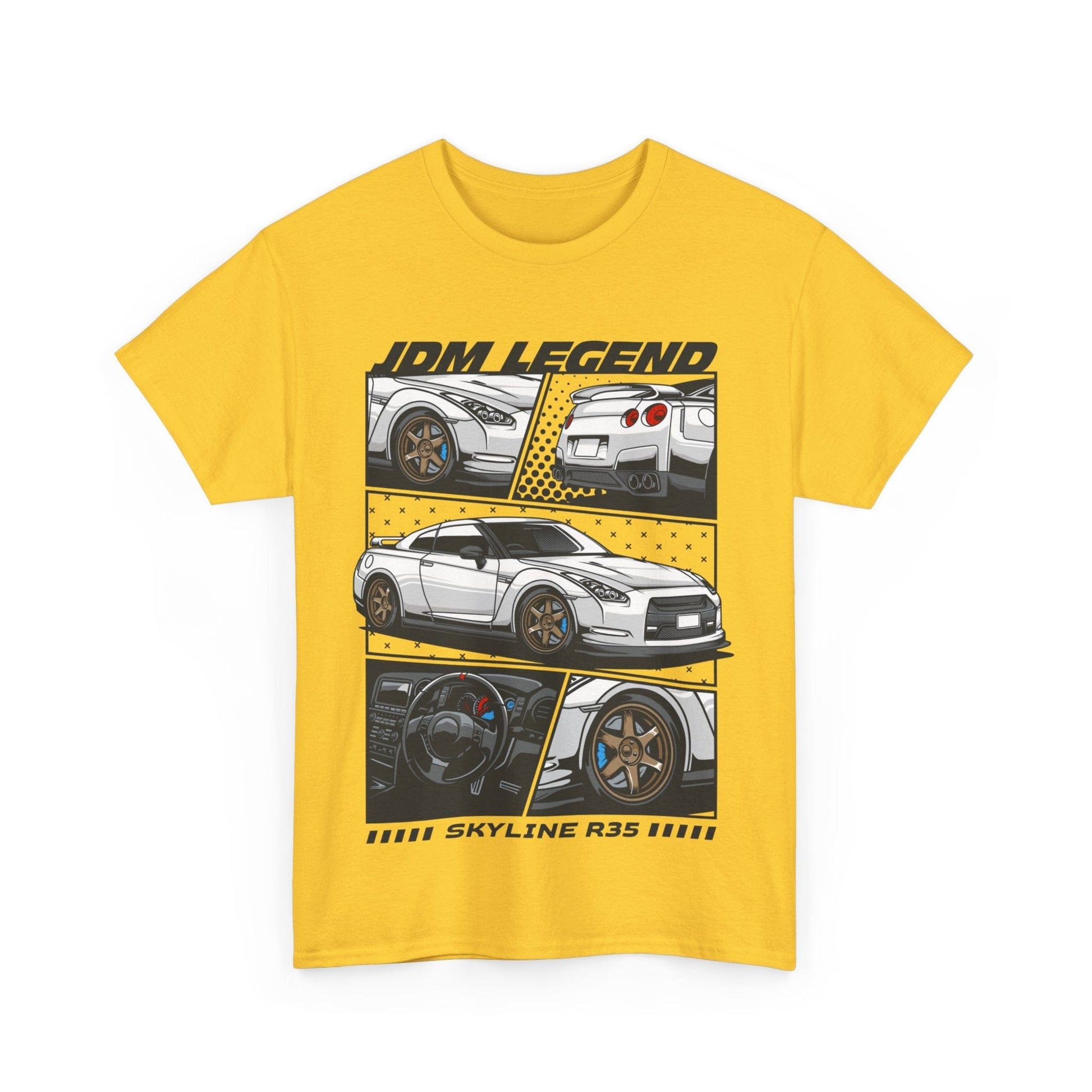 JDM Legend Skyline R35 Graphic Tee Graphic Tees Australia Graphic T-Shirt Australia -  Cool Graphic T-Shirts Online -  JDM Legend Skyline R35 T-Shirt | JDM Racewear Australia