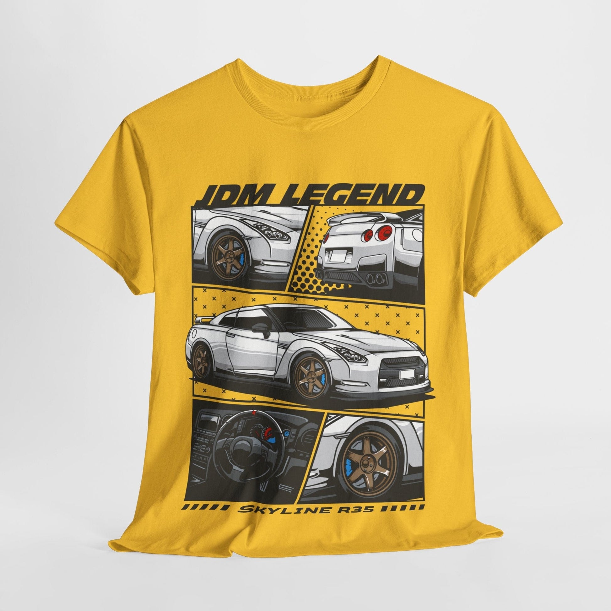 JDM Legend Skyline R35 Graphic Tee Graphic Tees Australia Graphic T-Shirt Australia -  Cool Graphic T-Shirts Online -  JDM Legend Skyline R35 T-Shirt | JDM Racewear Australia