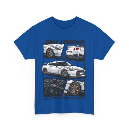 JDM Legend Skyline R35 TShirt Printify Graphic T-Shirt Australia -  Cool Graphic T-Shirts Online - 