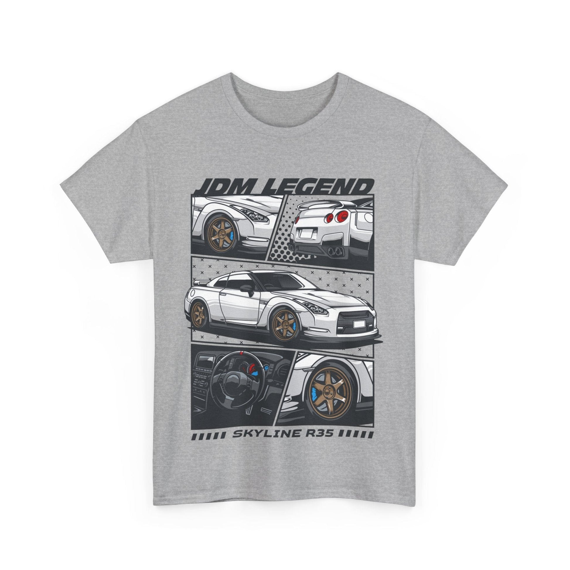 JDM Legend Skyline R35 TShirt Printify Graphic T-Shirt Australia -  Cool Graphic T-Shirts Online - 